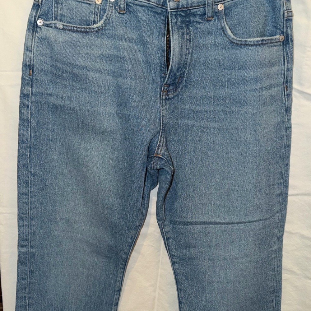 Madewell Women's Straight Leg Jeans - Light Blue